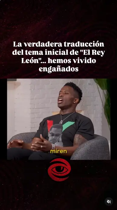 Traducción del rey leon
