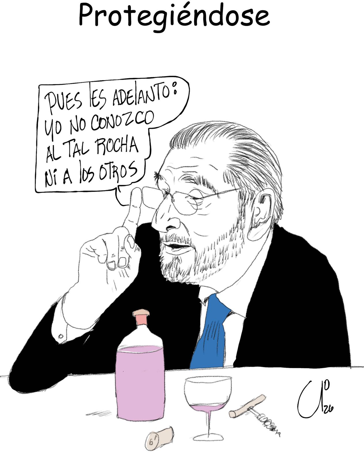Cart&oacute;n Protegi&eacute;ndose