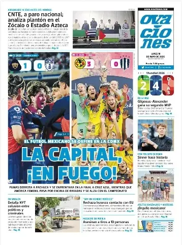 Edici&oacute;n impresa 18 de mayo de 2026