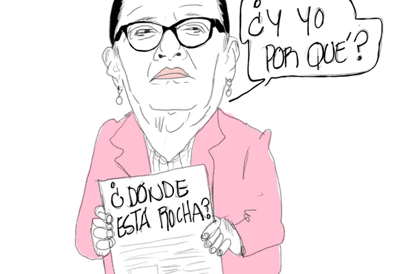 Rosa Icela emulando al ex presidente Vicente Fox