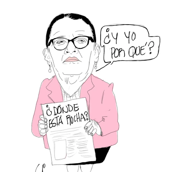 Rosa Icela emulando al ex presidente Vicente Fox