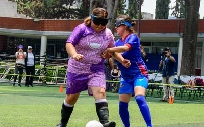 Futbolistas ciegas rompen barreras rumbo a Brasil