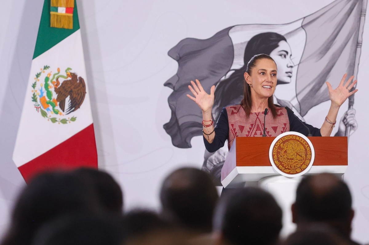 Acto nacional responde a ofensiva mediática, asegura Sheinbaum Desde Palacio Nacional, la mandataria explicó que la movilización coincide con el segundo aniversario de la elección presidencial. Foto: Cuartoscuro