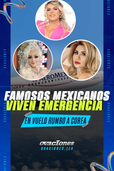 Wendy Guevara y otros famosos viven momentos de tensi&oacute;n en pleno vuelo