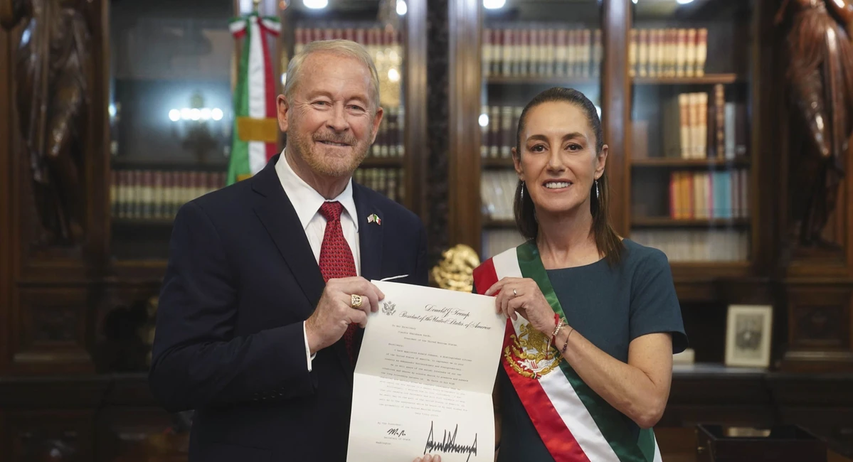 Embajador de EU presume avances con Sheinbaum en seguridad y migración El embajador de EU en México destacó la detención de El Mencho