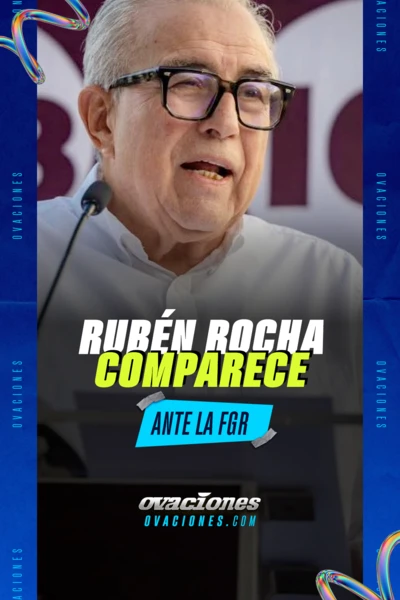 Rub&eacute;n Rocha comparece ante la FGR
