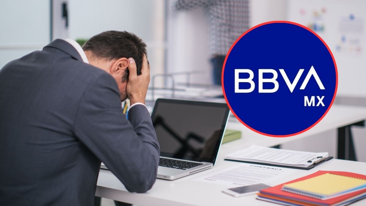 ¡No es tu celular! App de BBVA presenta fallas: ¿A qué hora se restablece el servicio? App de BBVA se cae | Canva