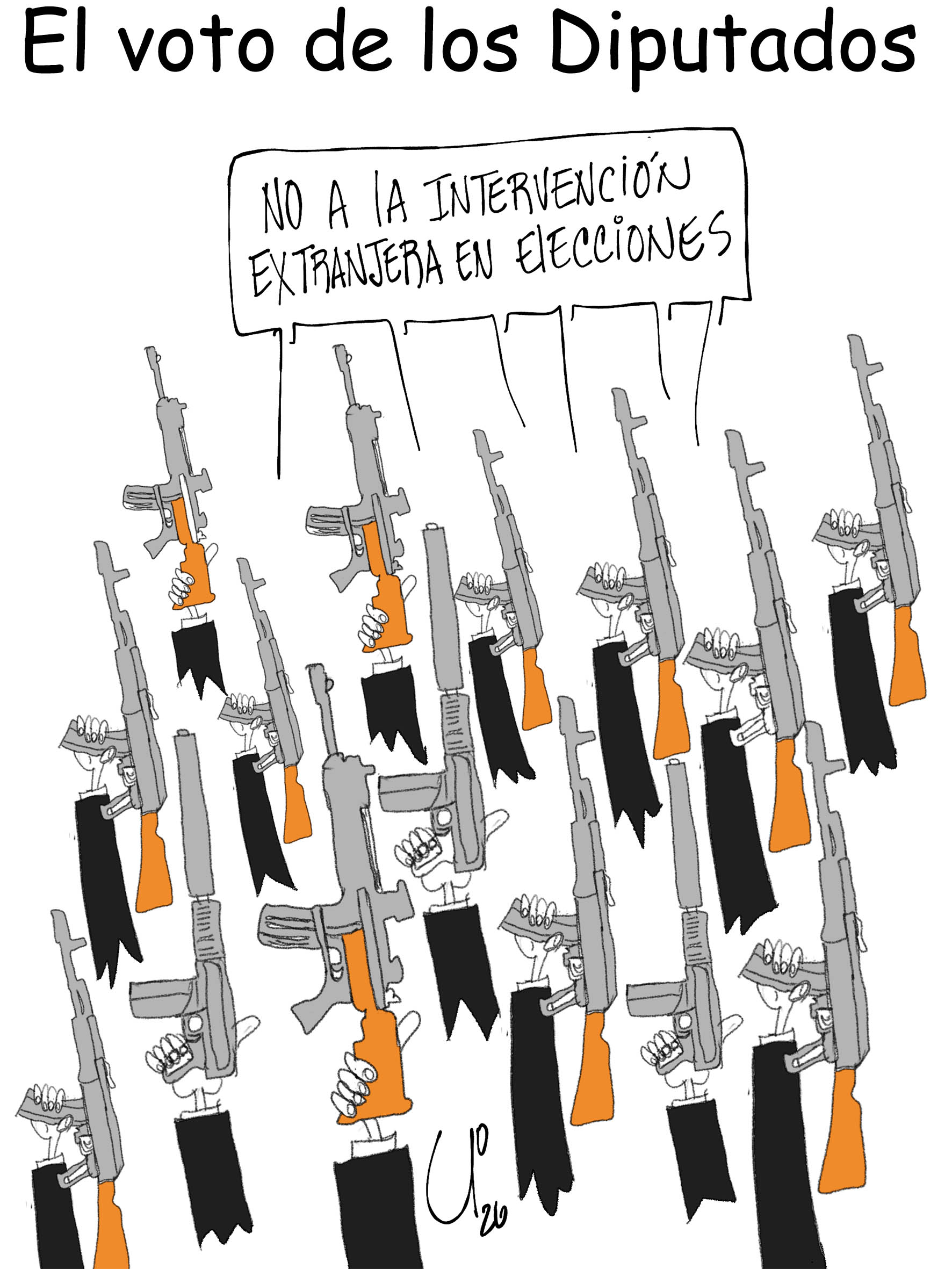 Cart&oacute;n Ovaciones: El voto de los diputados