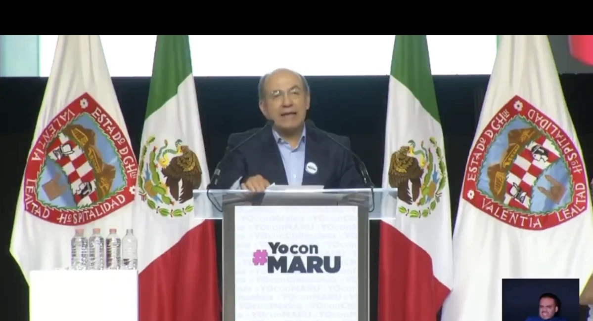 Felipe Calderón defiende a Maru Campos; advierte que México hay un Estado autoritario Calderón acusó a Morena de destruir instituciones