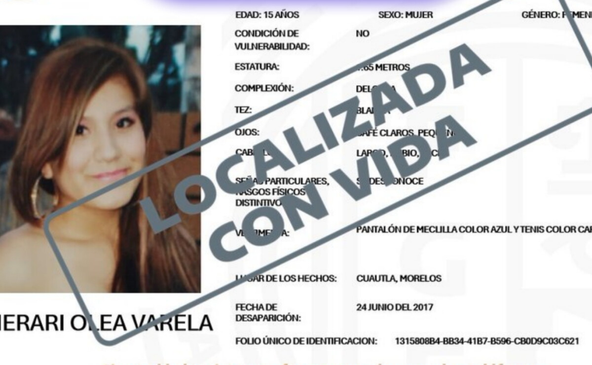 Hallan con vida a Merari Olea tras casi nueve años desaparecida; persisten dudas sobre lo ocurrido Hallan con vida a Merari Olea tras casi nueve años desaparecida; persisten dudas sobre lo ocurrido