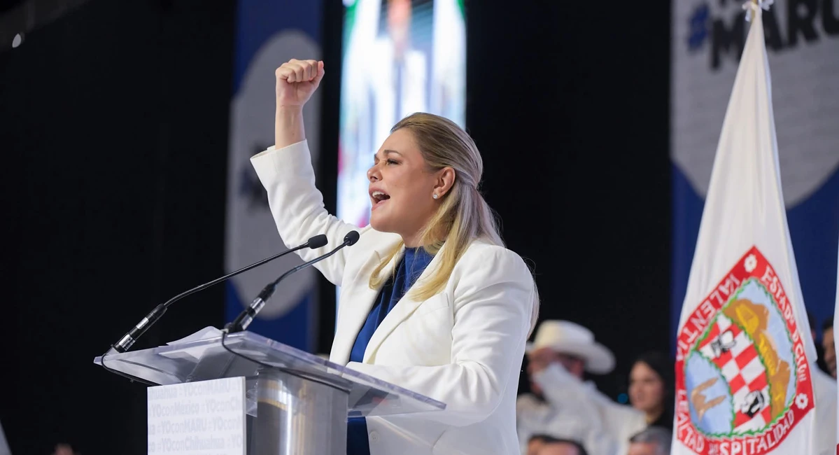 Maru Campos afirma que el final de régimen inicia en Chihuahua Maru Campos pidió a la gente quitarse la venda de los ojos con Morena