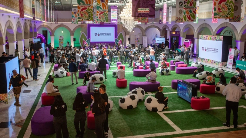 Casa México Media Center: inauguran la sala de prensa internacional para la Copa del Mundo 2026 Gabriela Cuevas Barrón, representante de México para la Copa Mundial de la FIFA 2026, calificó al Media Center como un espacio para poder compartir información. Foto: Cuartoscuro