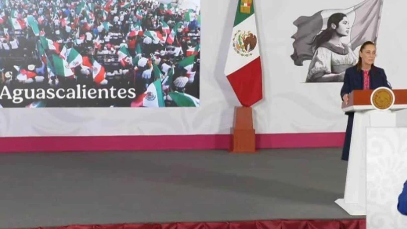 Presidenta abre ma&ntilde;anera con video de su informe de rendici&oacute;n de cuentas el pasado domingo. Foto: Roberto Cortez