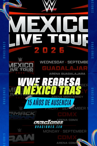 La WWE volver&aacute; a transmitirse en M&eacute;xico este a&ntilde;o