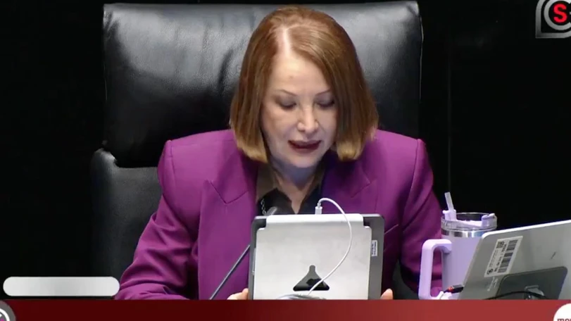 Laura Itzel Castillo Ju&aacute;rez, presidenta de la Mesa Directiva del Senado de la Rep&uacute;blica y de la Comisi&oacute;n Permanente del Congreso de la Uni&oacute;n