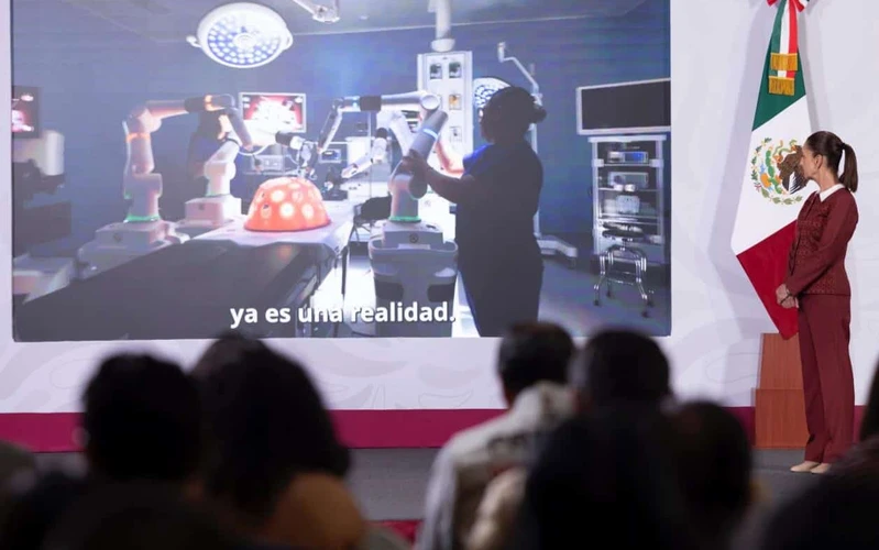 Sheinbaum apuesta por IA y expediente cl&iacute;nico digital