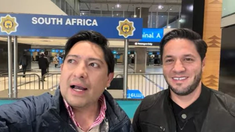 Julio Ib&aacute;&ntilde;ez y Daniel Garc&iacute;a ya regresar&aacute;n a M&eacute;xico a reunirse con sus familias y prepararse para el Mundial 2026. Foto: Youtube @Julio Ib&aacute;&ntilde;ez