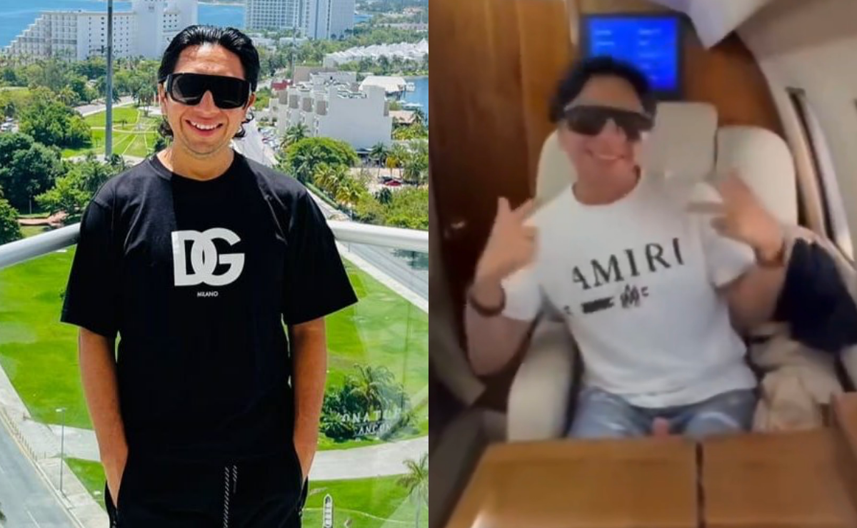 Regidor de Morena en Tulum envuelto en polémica por video en jet privado Eleazar Mas Kinil presume vida de lujos en sus redes sociales | FOTO: Especial
