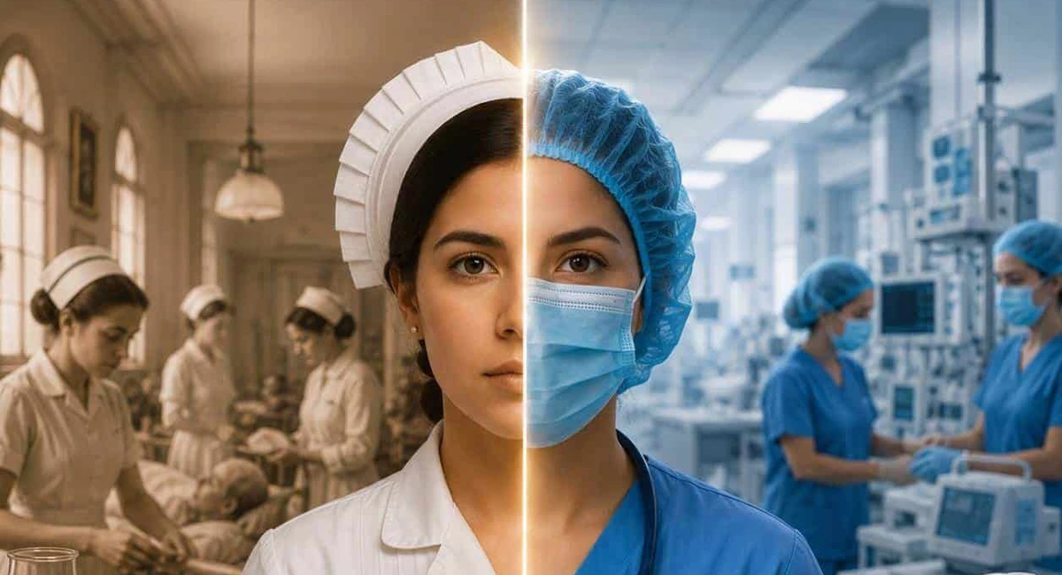 Enfermeras impulsan retiro de la cofia por higiene y equidad laboral La cofia, símbolo histórico de la enfermería, enfrenta cuestionamientos por su utilidad y vigencia en hospitales mexicanos.| Foto: Especial IA