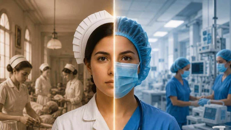 Enfermeras impulsan retiro de la cofia por higiene y equidad laboral La cofia, símbolo histórico de la enfermería, enfrenta cuestionamientos por su utilidad y vigencia en hospitales mexicanos.| Foto: Especial IA