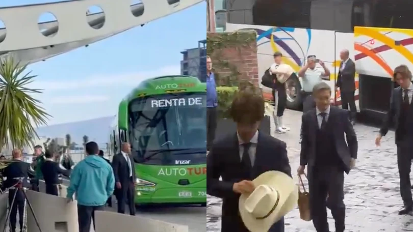 Las selecciones fueron recibidos por los mexicanos