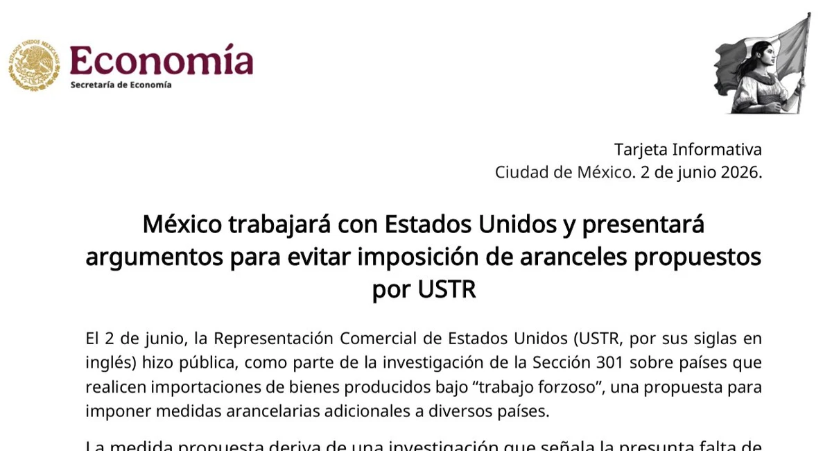 USTR propone aranceles a México y Canadá por trabajo forzoso - Ovaciones