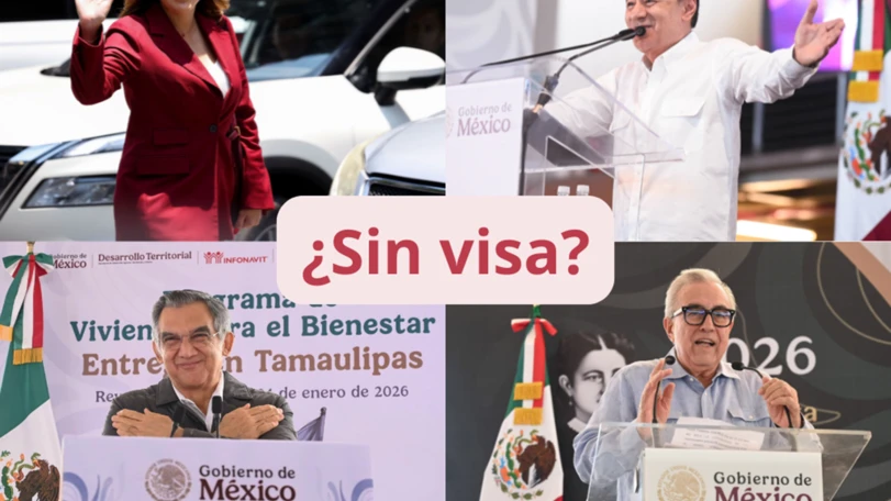 &iquest;Qu&eacute; gobernadores han sido vinculados a la pol&eacute;mica por las visas de Estados Unidos?