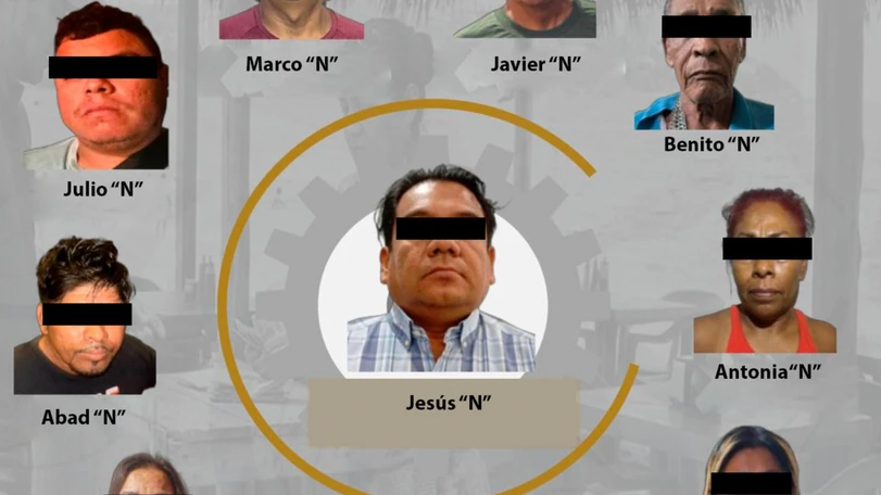 Red de extorsionadores detenidos en Guerrero