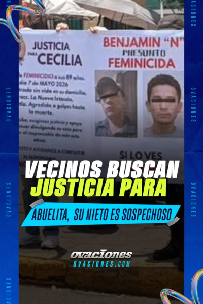 Vecinos buscan justicia para abuelita, su nieto es sospechoso