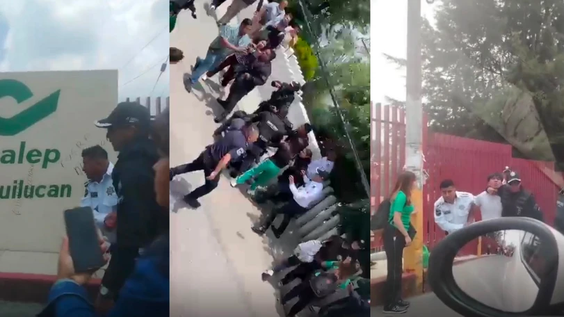 Protesta en Conalep termina con detenidos y presunto abuso policial Protesta en Conalep termina con detenidos y presunto abuso policial