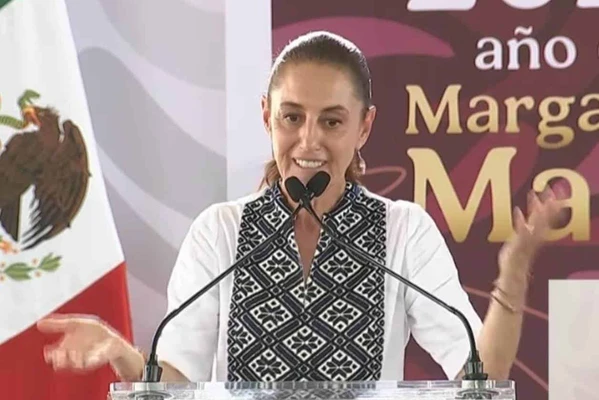 Sheinbaum repite el viral Six Seven y entusiasma a estudiantes en Veracruz