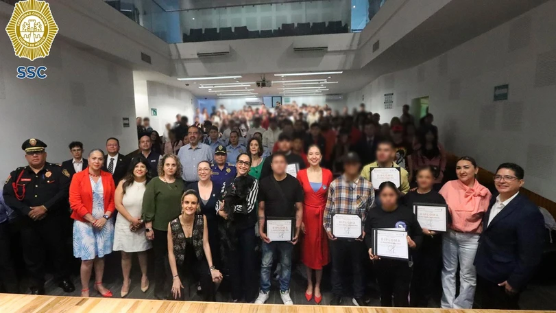 106 jóvenes concluyen programa de reinserción social Foto: SSC