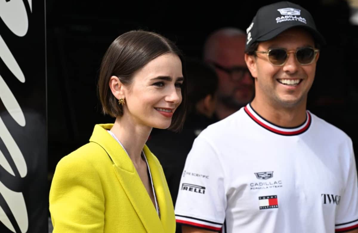 ¿Checo Pérez saldrá en Emily en París ? Esta es la historia detrás de fotos filtradas En fotografías captaron al piloto mexicano al lado de la protagonista de la serie Lily Collins (Emily). Foto: Especial