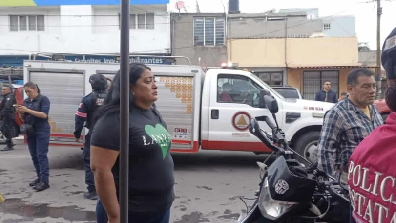 La tarde de este domingo se registr&oacute; una explosi&oacute;n en una taquer&iacute;a del municipio de Los Reyes, La Paz, en el Estado de M&eacute;xico. Foto: Especial