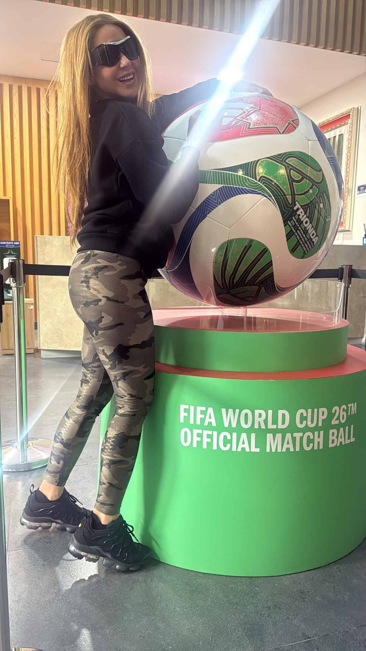 Ya llegué a mi casa: Shakira confirma su llegada a la CDMX para la Copa del Mundo Shakira ya está en la CDMX para la Copa del Mundo. Redes Sociales.