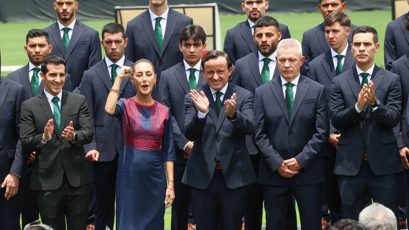 Sheinbaum abandera a la Selección Mexicana antes del Mundial 2026: ¿Qué les dijo? FOTO: MOISÉS PABLO/CUARTOSCURO