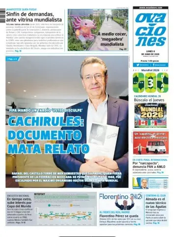 Edici&oacute;n impresa 8 de junio de 2026