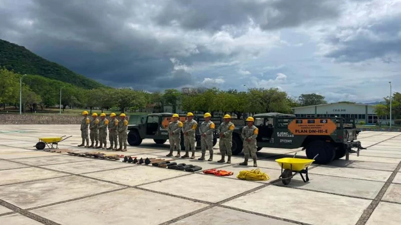 SEDENA activa plan DN-III-E frente a la tormenta tropical Boris en Oaxaca, Guerrero y Chiapas Personal de SEDENA ya realiza actividades del Plan DN-III-E particularmente en los estados de Chiapas, Oaxaca y Guerrero. Foto: Cortesía