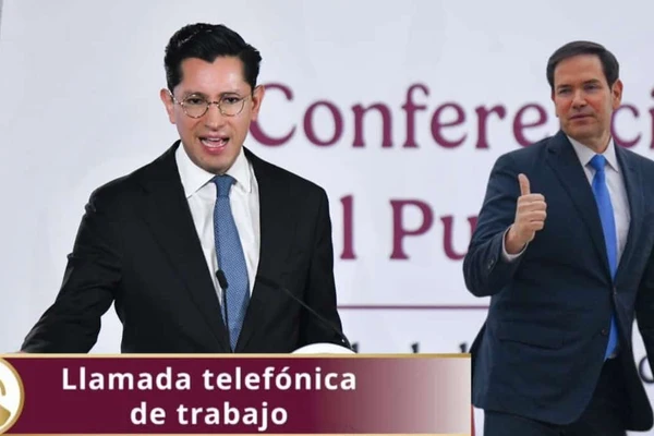 Velasco y Rubio acuerdan mantener coordinación en seguridad, migración y comercio