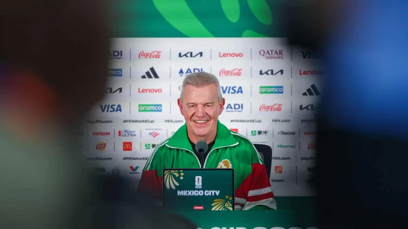 Javier Aguirre tiene plena confianza de debutar con triunfo: Una fiesta que perdurará décadas Javier Aguirre se mostró motivado en la conferencia de prensa previa al partido Inaugural. Foto: Aracely Martínez