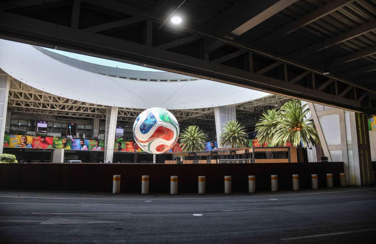 AICM reabre rampa de Terminal 2, tras reparación de socavón AICM. La rampa dañada el pasado 7 de junio en la Terminal 2 fue reparada. Foto: Cuartoscuro