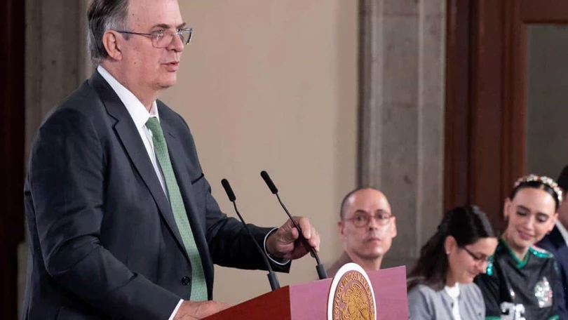 México acelera revisión del T-MEC con reuniones en Washington Marcelo Ebrard encabezará la delegación mexicana que participará en las conversaciones del T-MEC en Washington. Foto: Presidencia