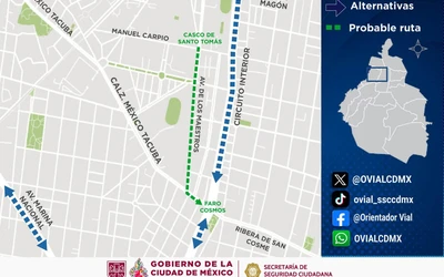 Semovi activa plan de contingencia por movilizaciones de este 10 de junio