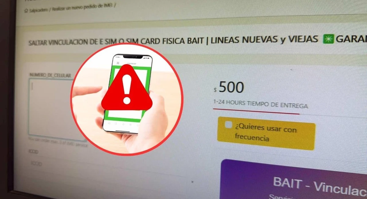 Especialistas alertan por salto de registro telefónico en 500 pesos; un nuevo esquema de fraude Foto: @ivillasenor | canva