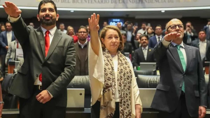 Roberto Lazzeri, nuevo embajador de México en EU Lazzieri fue elegido esta tarde como nuevo embajador de México en EU por la Comisión Permanente del Congreso de la Unión. Foto: X @robertolazzeri