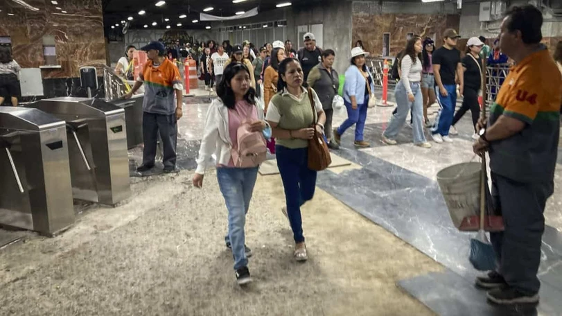 Cierre de estaciones del Metro rumbo al Zócalo Al menos 5 estaciones de la Línea 2 del Metro permanecen sin servicio. Hay 2 nuevas. Foto: Cuartoscuro