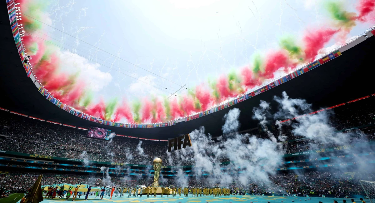Minuto a minuto: sigue el encuentro entre México vs Sudáfrica en la inauguración del Mundial 2026 Los primeros en salir a la cancha a calentar fueron los mexicanos. Foto: FIFA