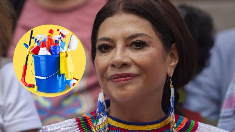 Con escobas en mano, Clara Brugada arranca recuperación del Centro Histórico tras plantón de la CNTE Cortesía: @GobCDMX