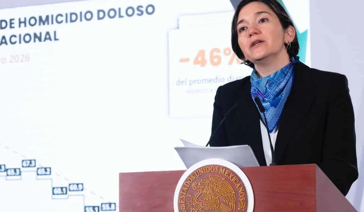Gobierno federal reporta ca&iacute;da en homicidios dolosos diarios