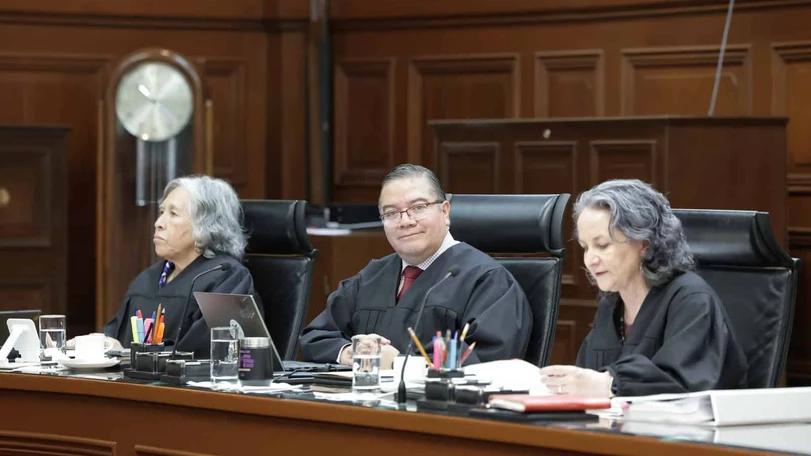 Corte excluye a ministra María Estela Ríos en amparos de minera La Corte votó por unanimidad excluir de la discusión de amparos a la mintra Ríos. Foto: SCJN